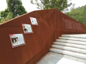 诸城耐候钢挡土墙